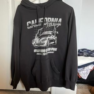 new gray hollister hoodie